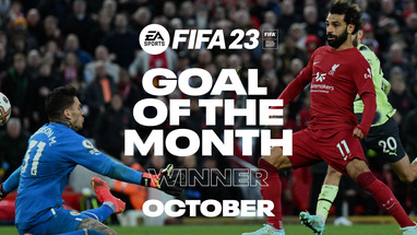 Liverpool FC — Mo Salah wins LFC Goal of the Month for October