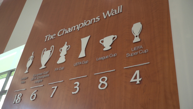 Video thumbnail for The Champions Wall updated with Super Cup win