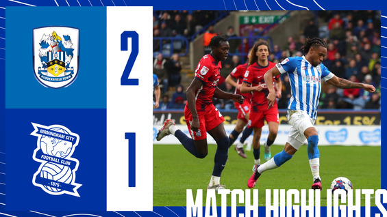 Highlights: Huddersfield Town v Blues