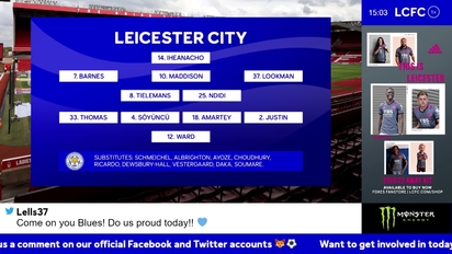 Leicester S Starting Xi Today