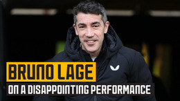 Lage disappointed with performance v Crystal Palace