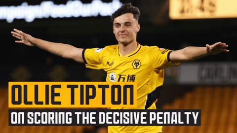 Tipton on scoring the decisive penalty