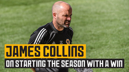 James Collins on starting the season with a win