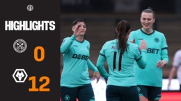 Greengrass scores six in crushing win | Hednesford Town 0-12 Wolves Women | Highlights