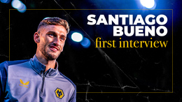 Watch Santiago Bueno's first interview as a Wolves player