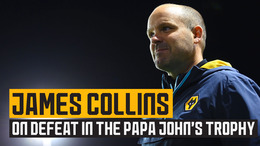 Collins reflects on defeat to Shrewsbury as a learning experience