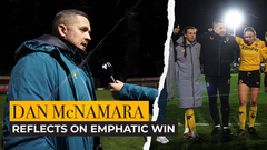 McNamara reflects on emphatic win
