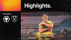 New boy Rodrigo Gomes comes on to hit brace! | Wolves beat West Ham 3-1 in Florida