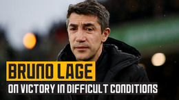 Lage reacts to victory over Leicester in difficult conditions