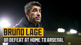 Lage reflects on defeat to Arsenal