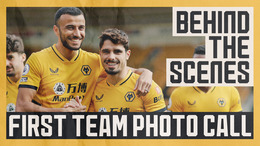 Neto and Jonny reunited with the squad! | Behind-the-scenes of the Wolves team photo