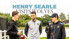 Wimbledon Boys' Champion Henry Searle visits Wolves!