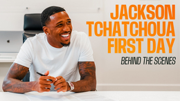 Jackson Tchatchoua's first day as a Wolves player! | Behind the scenes
