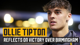 Local lad Tipton pleased with goal and derby day victory
