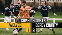 Perry on target but Under 23's are pegged back! | Wolves 1-3 Derby County | PL Cup Highlights