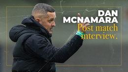 McNamara | 'We created enough to win the game'