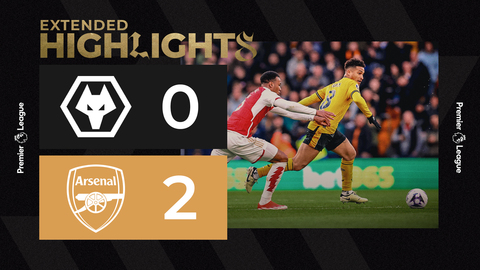 Odegaard seals win for visitors | Wolves 0-2 Arsenal | Extended Highlights