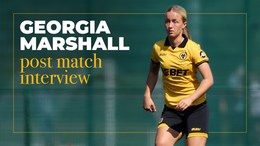 Georgia Marshall on a clean sheet on her Wolves debut