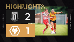 Ten-player Wolves fall to defeat | Stoke City Ladies 2-1 Wolves Women | Highlights