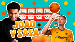 Joao Gomes vs Sasa Kalajdzic! | Dunk 4 Basketball game