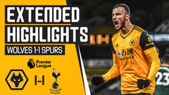 Saiss salvages a point! Wolves 1-1 Tottenham Hotspur | Extended Highlights