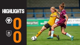 A battling performance | Wolves Women 0-0 Burnley | Highlights