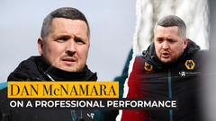 McNamara reflects on a professional performance
