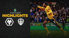 A BOUBACAR BEAUTY | Wolves 1-0 Leeds United | Carabao Cup Highlights