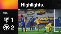 Dayman at the double! AFC Wimbledon 1-2 Wolves | FA Youth Cup Highlights