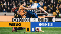 Stalemate with the Seagulls | Wolves 0-0 Brighton & Hove Albion | Extended Highlights