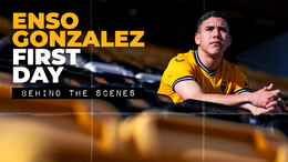 Enso Gonzalez arrives at Wolves! | Behind the scenes of the Paraguayan's signing day