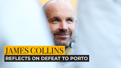 Collins reflects on defeat to Porto
