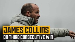 U23s boss James Collins on third consecutive victory
