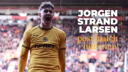 Jorgen Strand Larsen discusses brace at Southampton