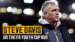 Davis immensely proud of U18's after the FA Youth Cup run comes to an end