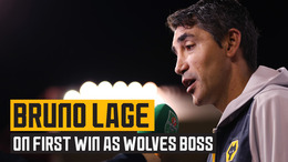Lage reflects on first victory as Wolves boss