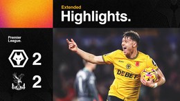 Points shared with Palace | Wolves 2-2 Crystal Palace | Extended Highlights