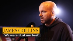 Collins | 'We weren't at our best'