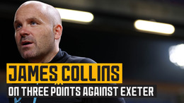 James Collins on an enjoyable evening at Exeter