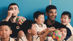 Wolves Foundation in China | Gibbs-White, Ed Francis and Christian Marques visit Fosun Miniversity
