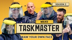 Self portraits with Hee-Chan, Kilman, Sa and Saiss! | Wolves Taskmaster S3 E3