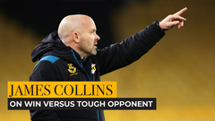 Collins on victory over a tough opponent