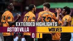 THREE WINS IN A WEEK | Aston Villa 0-1 Wolves | Extended highlights
