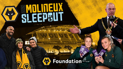 MOLINEUX SLEEPOUT | Sleeping outside at Molineux to raise money for the homeless