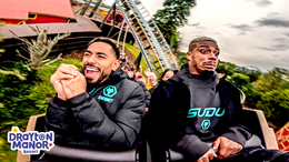 POV: Cunha, Lemina and Strand Larsen ride Gold Rush at Drayton Manor