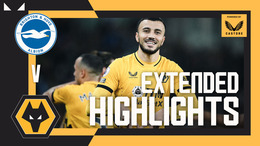 STUNNING Neves pass sets up Saiss | Brighton & Hove Albion 0-1 Wolves | Extended Highlights