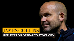 Collins reflects on the defeat to Stoke City