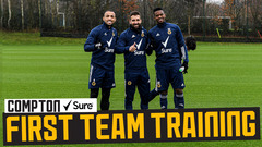 Saiss is back and quick finishing drills | Wolves train ahead of Liverpool