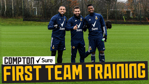 Saiss is back and quick finishing drills | Wolves train ahead of Liverpool