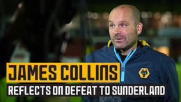 Collins assesses the defeat to Sunderland